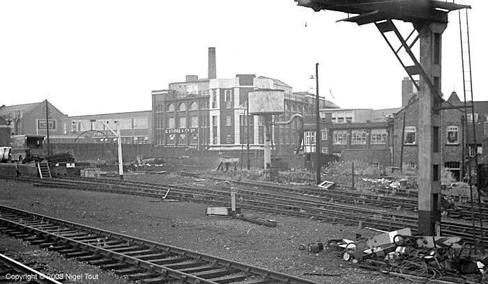 Leicester Central station, start of removal of signalling