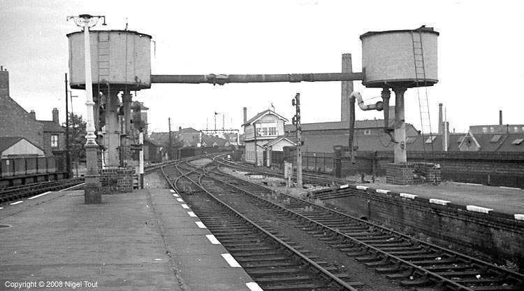 Leicester Central station, looking north