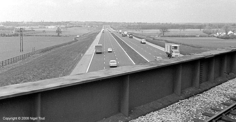 M1 motorway from Bridge on GCR