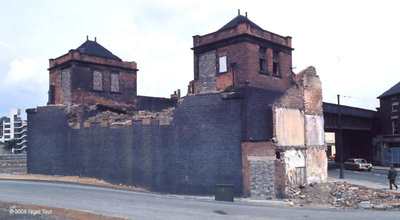 GCR Arkwright Street station, Nottingham, demolished