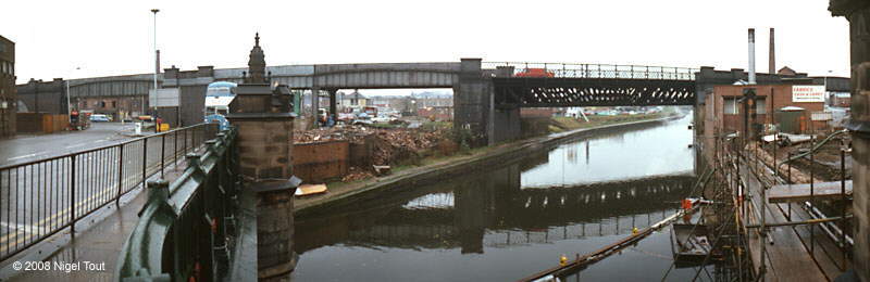 Demolition of West Bridge viaduct, GCR, Leicester