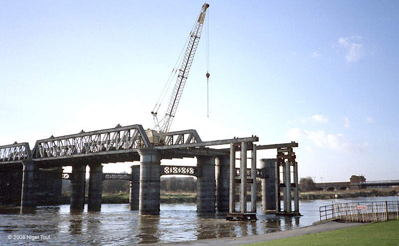 GCR River Trent bridge, demolition, Nottingham