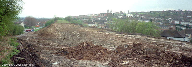 GCR embankment removal, Red Hill Way, Leicester