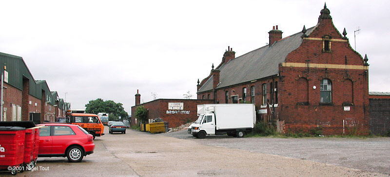 Platform level with parcels office, Great Central station, Leicester