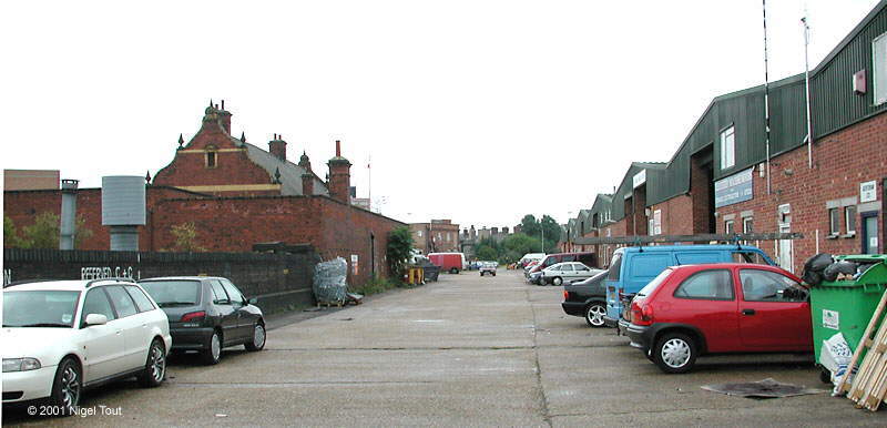 Site of Leicester Central station platforms