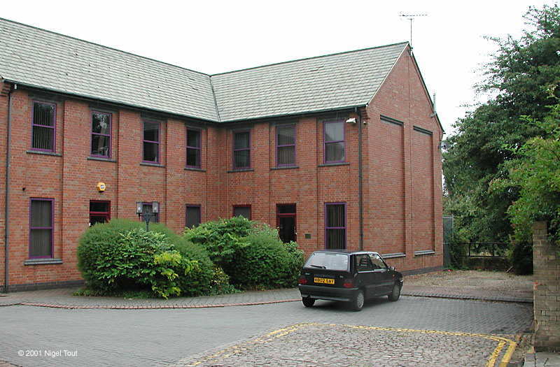 Building over GCR track bed, Talbot Lane, Leicester