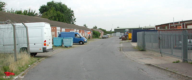 Site of GCR track bed, Wolverton Road, Leicester