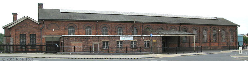 GCR ex-wagon repair shop before conversion, Leicester
