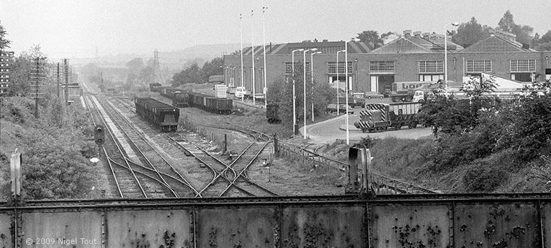 Diesel shunter at Hotchley Hill gypsum works