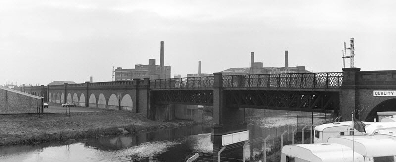 GCR Leicester North Viaduct panorama