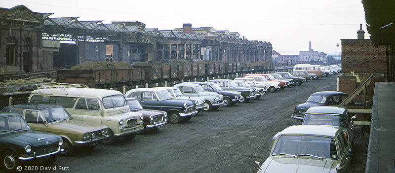 Demolition of Leicester Central station in1971