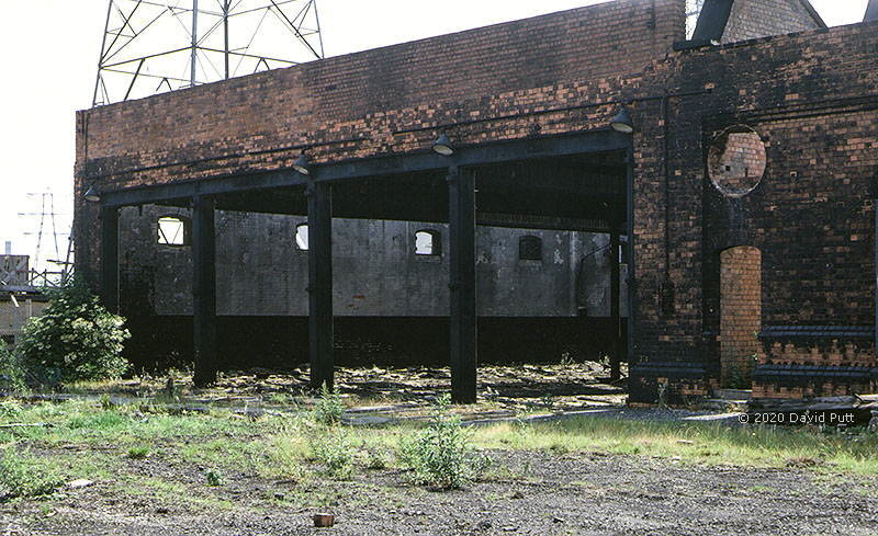Leicester Central locomotive shed, 1975