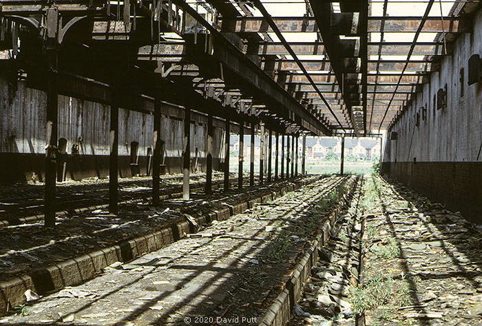 Leicester Central locomotive shed, 1975