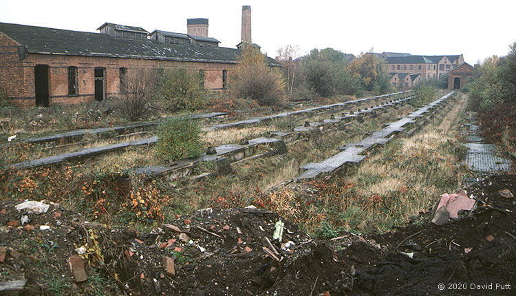 Leicester Central carriage sidings, 1983