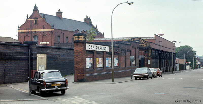 Leicester Central station entrance to parcels dock