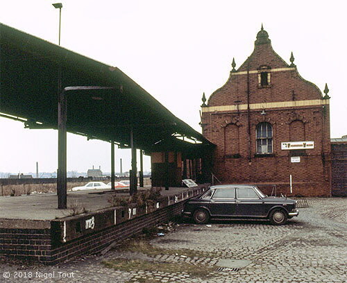Leicester Central stationparcels dock