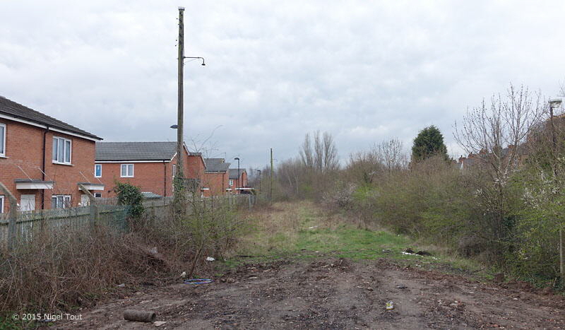 Track bed of Great Central to Midland chord