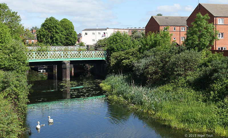 Old bridge into Great Central goods yard, Leicester