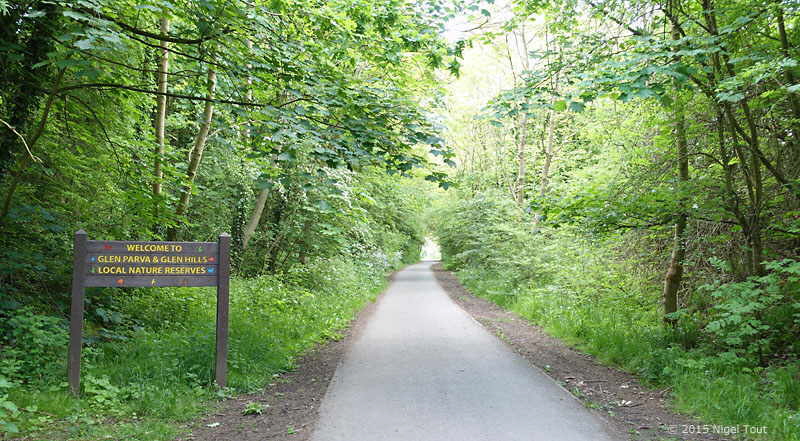 Great Central Way through nature reserve