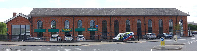GCR ex-wagon repair shop after conversion, Leicester