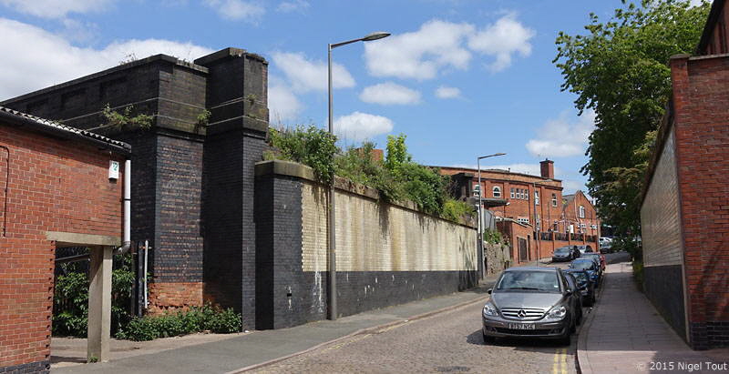 Site of GCR bridge, Welles Street, Leicester