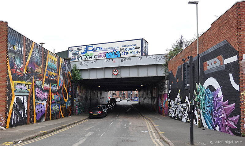 All Saints Road bridge renovated, GCR, Leicester