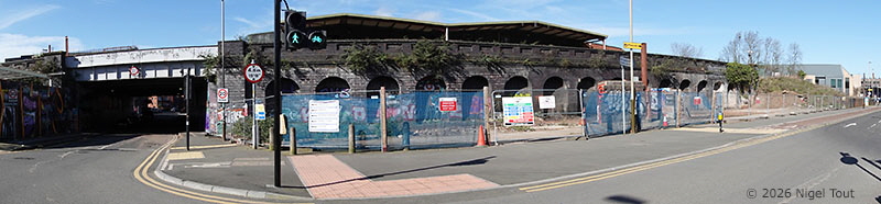 Vehicle workshops demolished