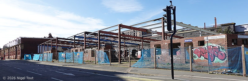 Vehicle workshops demolished