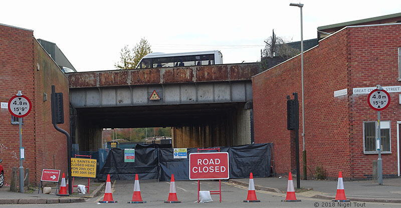 All Saints Road bridge, GCR, Leicester