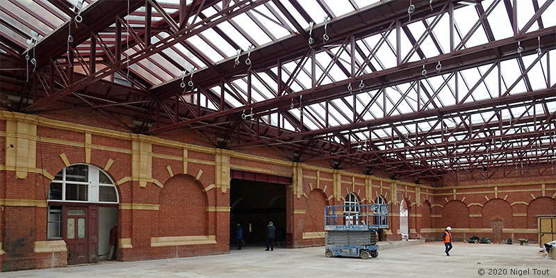 Inside the refurbished Leicester Central station