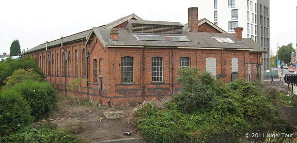 GCR ex-wagon repair shop before conversion, Leicester